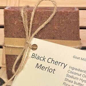 Black Cherry Merlot Goat Milk Soap Bar